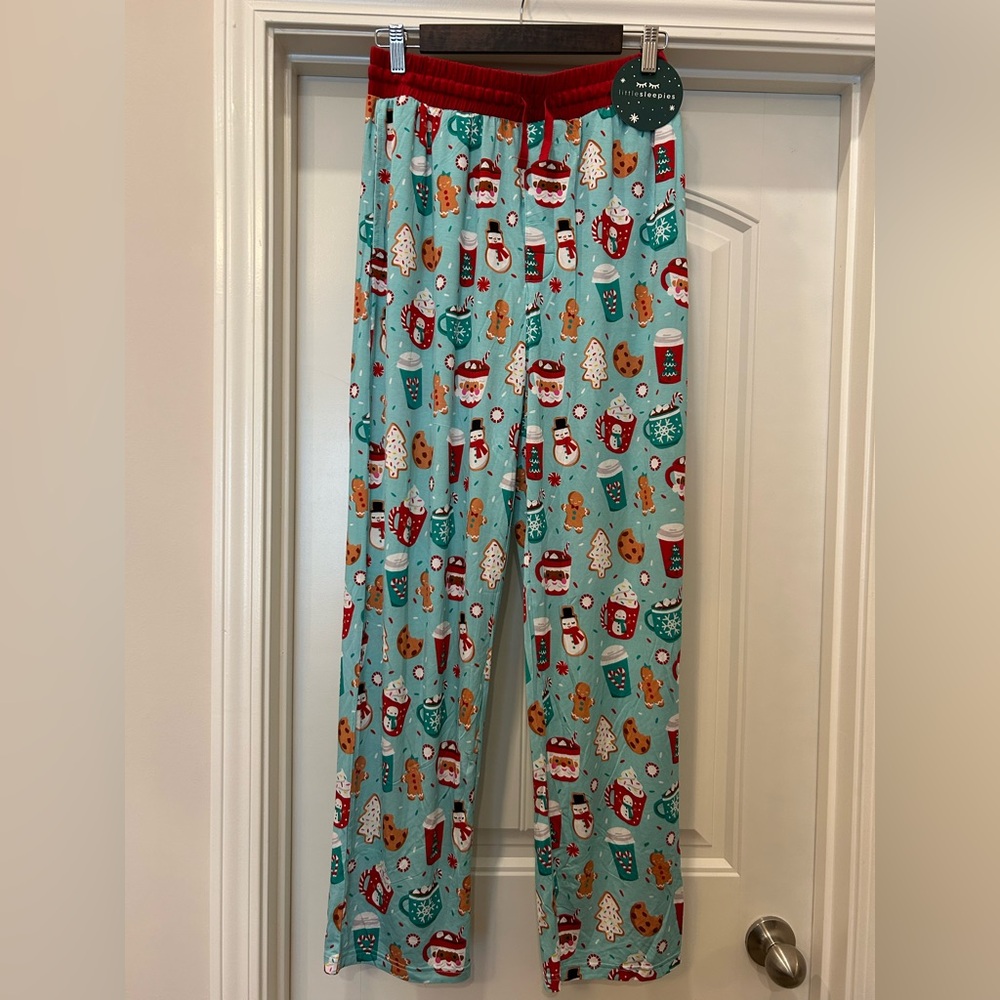 Men’s Medium Peppermint Mocha Christmas Pajama Pants